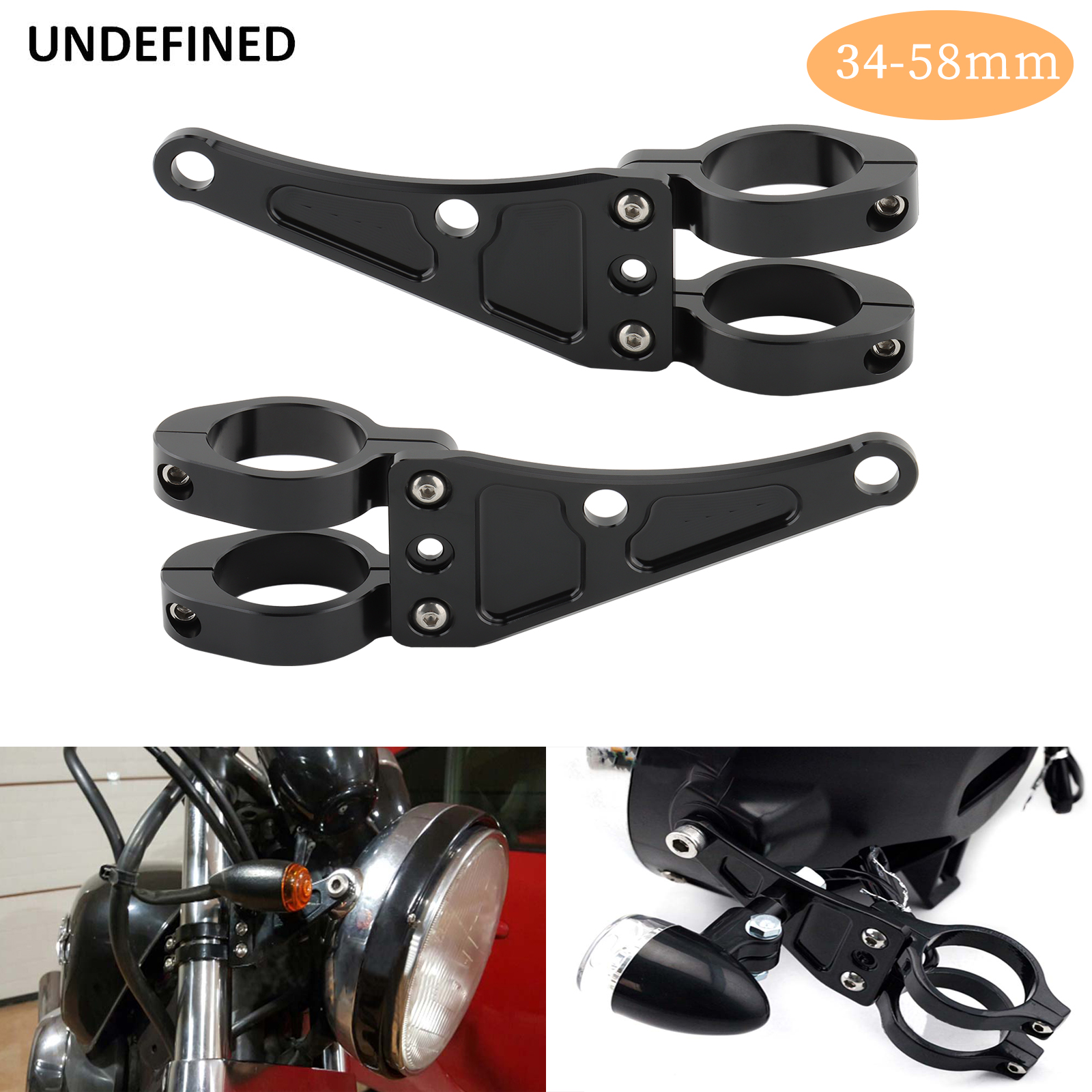 Outdoor Power Works - 33mm-58mm Headlight Bracket Mount Clamps Fork