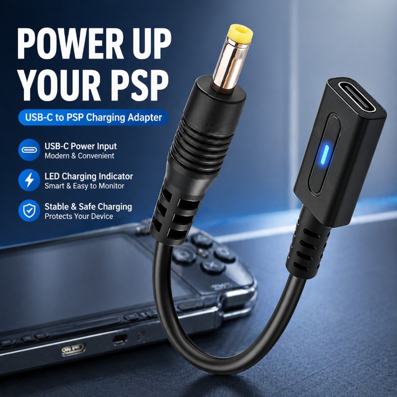 Outdoor Usb Power Adapter - PD Type C Cable for PSP1000