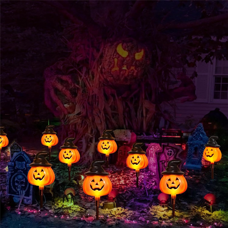 Outdoor Power Jack - ABKY-Outdoor Halloween Yard Display 6-Pack Solar