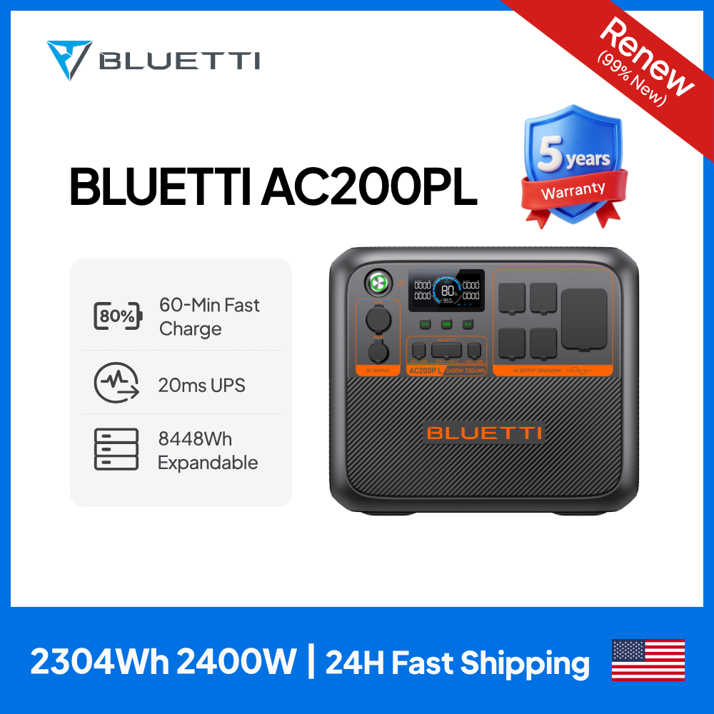 Outdoor Power Tower - BLUETTI AC200PL Portable Power Station |