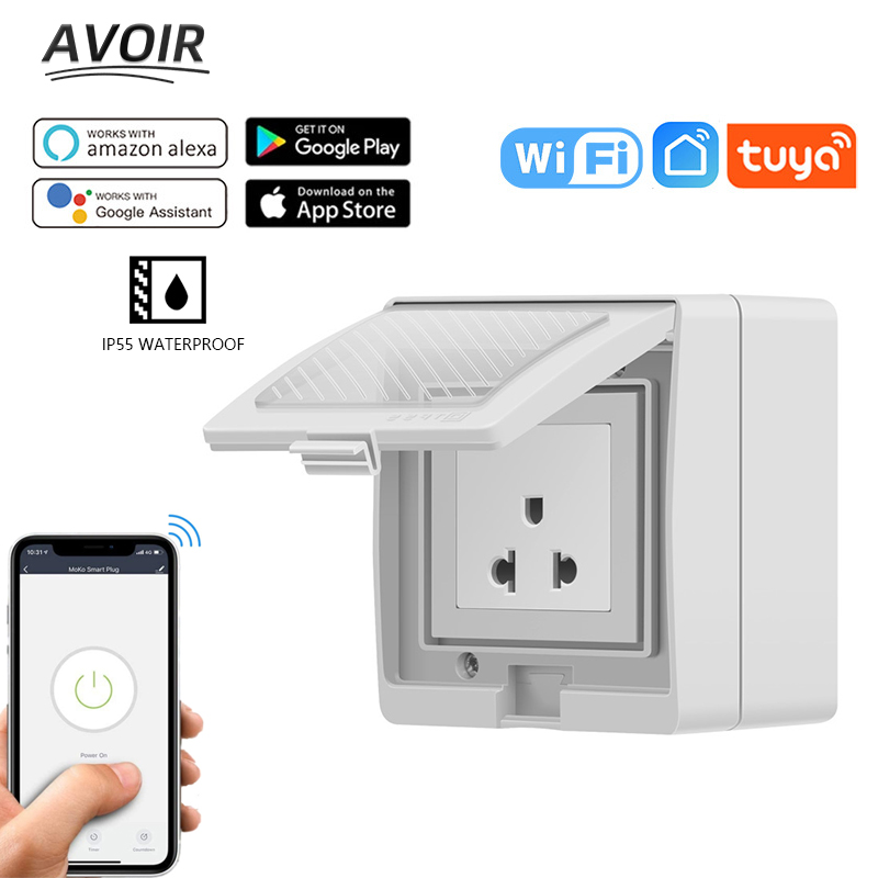 Avoir IP55 Tuya Smart Waterpro – Outdoor Power Outlet Wifi recenzja i cena