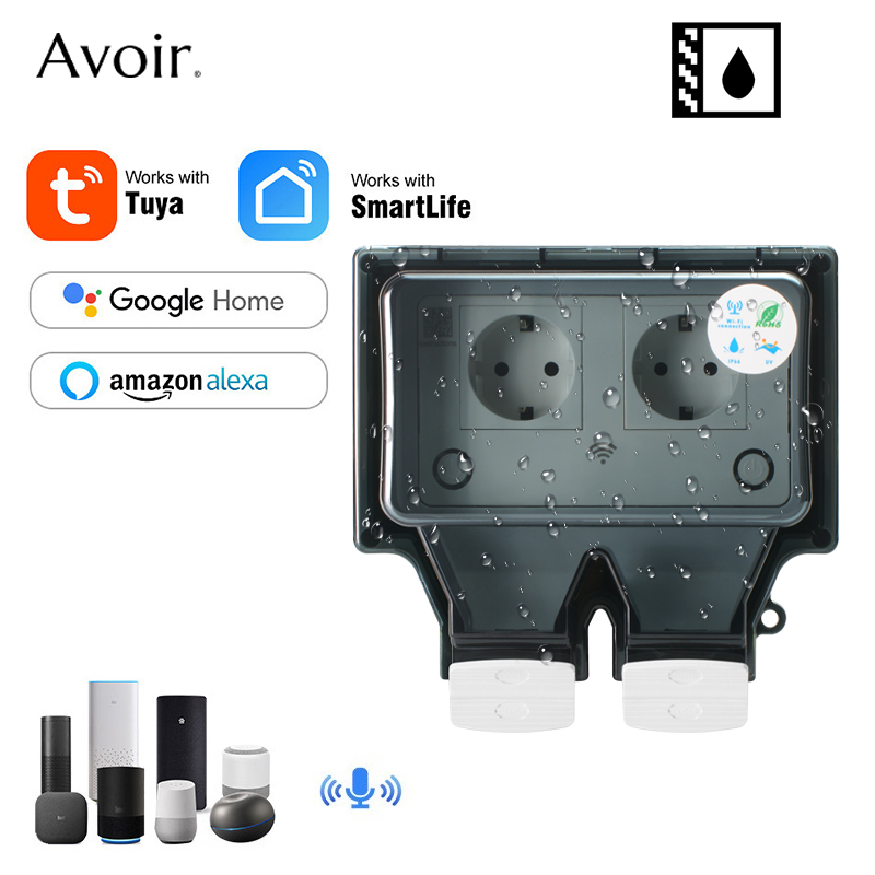 Avoir Tuya Wall Electrical Soc – Outdoor Power Outlet Wifi recenzja i cena