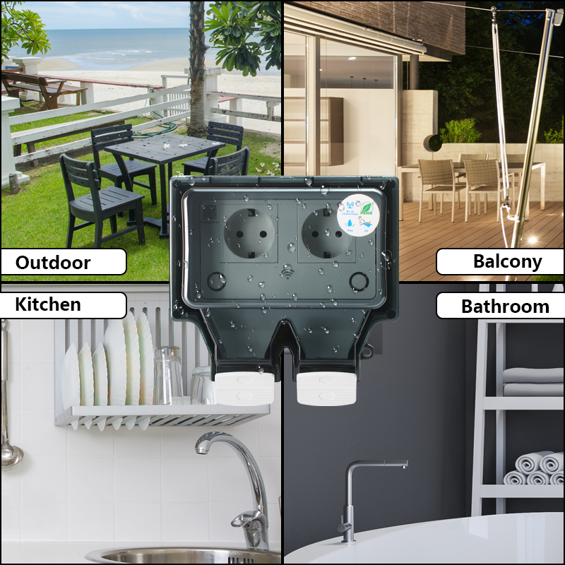 Avoir Tuya Wall Electrical Soc – Outdoor Power Outlet Wifi recenzja i cena
