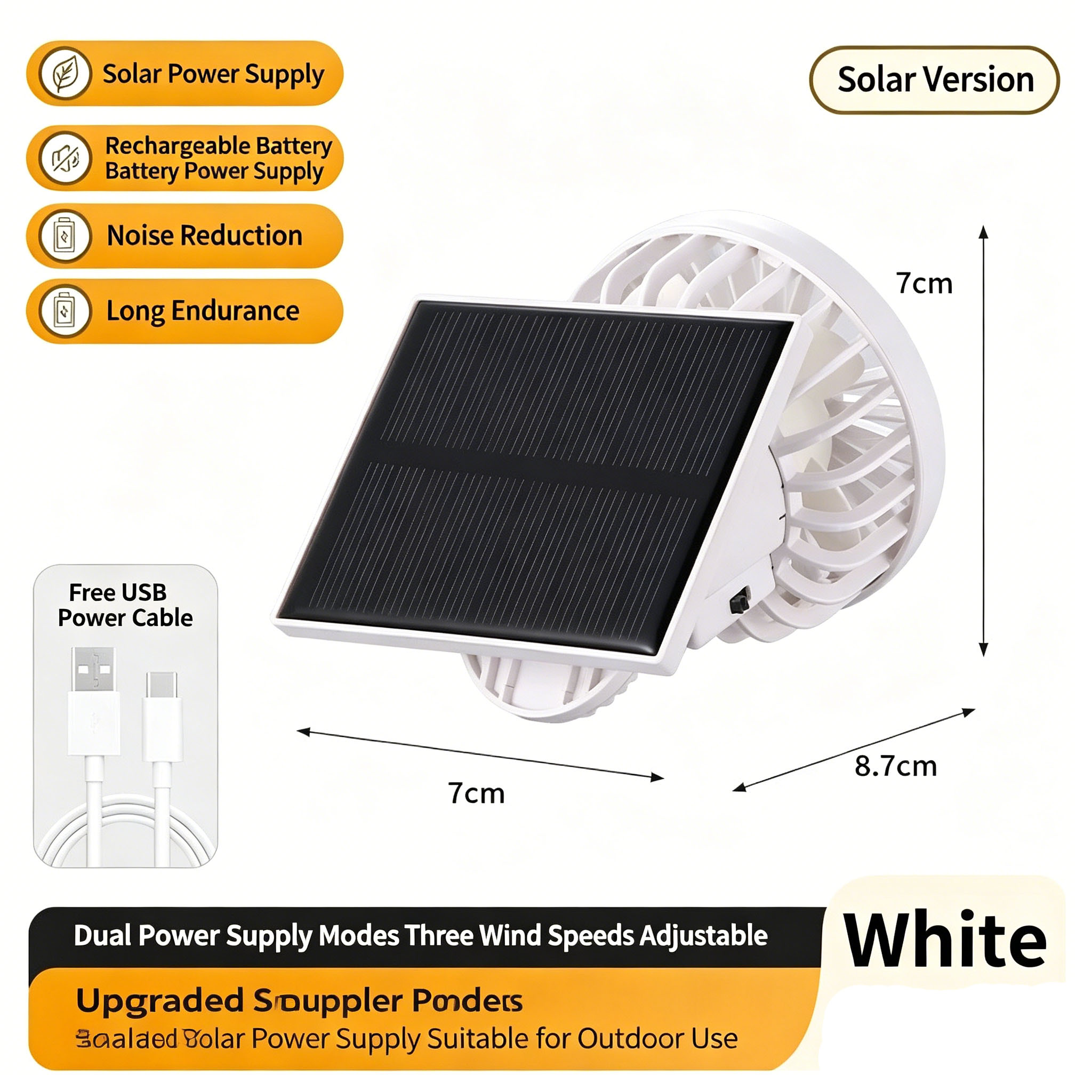 Portable Mini Clip Fan Dual Po – Outdoor Power Works recenzja i cena