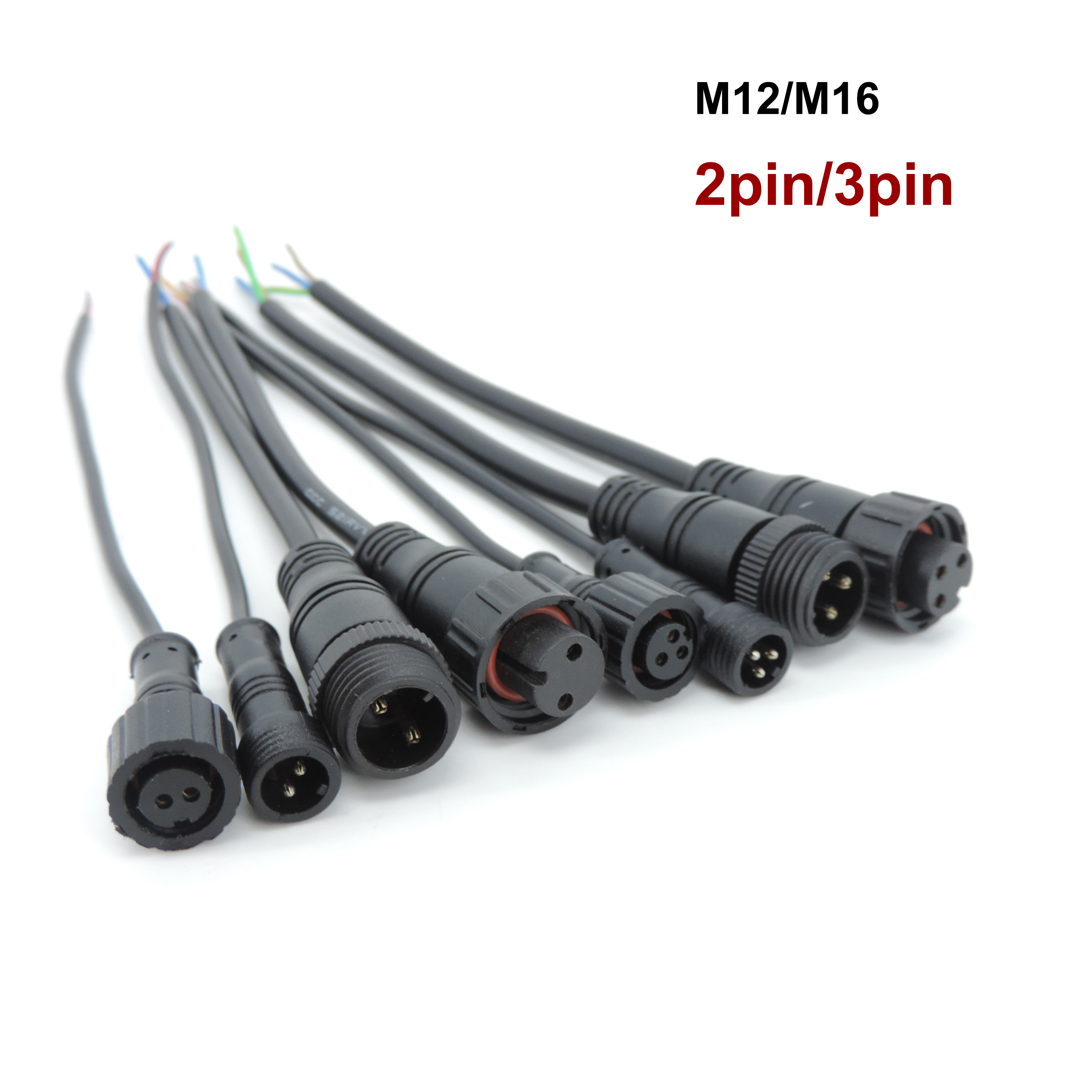 M12 M16 2 3 Pin core wire DC M – Outdoor Power Jack recenzja i cena