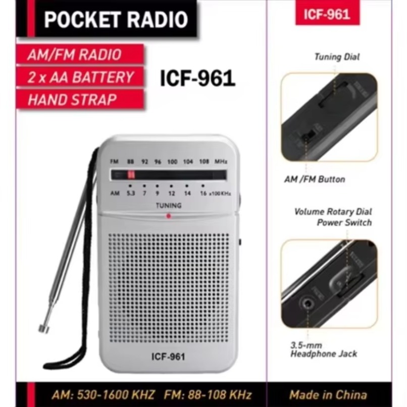 VIKEFON Portable Two Band Mini – Outdoor Power Jack recenzja i cena