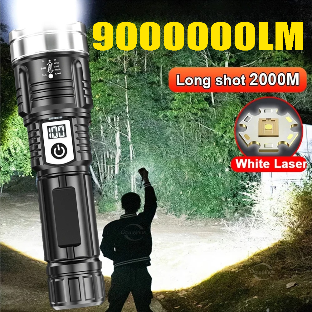 High Power 200000LM LED Flashl – Outdoor Power For Camping recenzja i cena