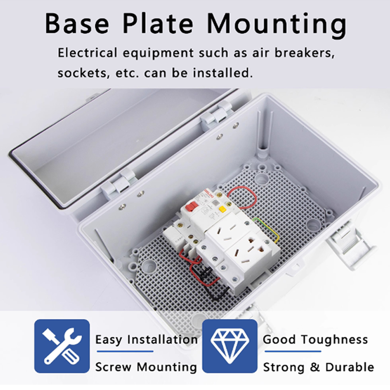 IP66 Waterproof ABS Plastic En – Outdoor Power Box Cover recenzja i cena