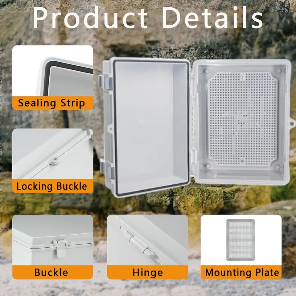 Outdoor IP66 Abs Pc Hinged Pla – Outdoor Power Box Cover recenzja i cena