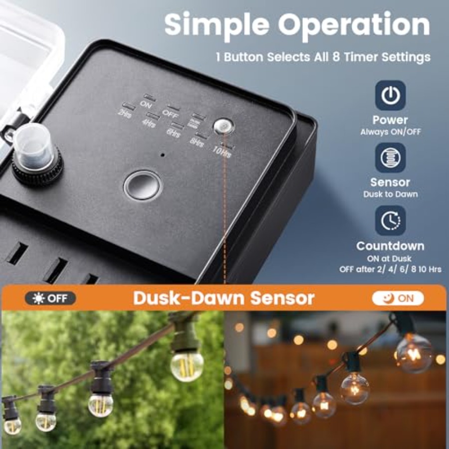 Outdoor Power Stake Dusk to Da – Outdoor Power Timer recenzja i cena