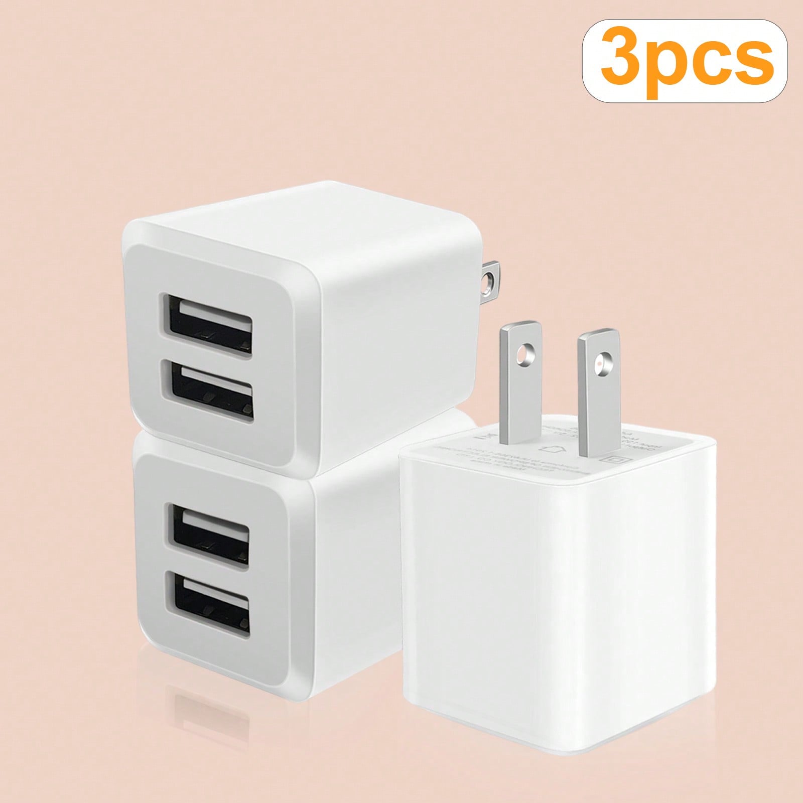 White US Plug Dual Port Fast C – Outdoor Usb Power Adapter recenzja i cena