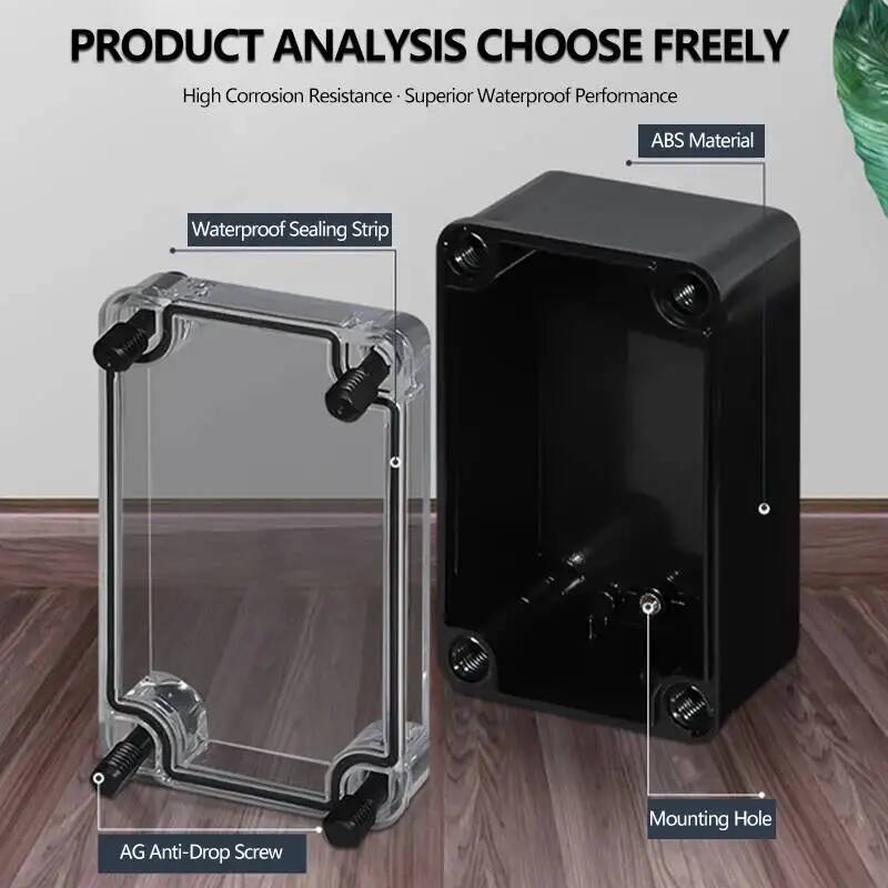 2pcs Transparent Cover Waterpr – Outdoor Power Box Cover recenzja i cena