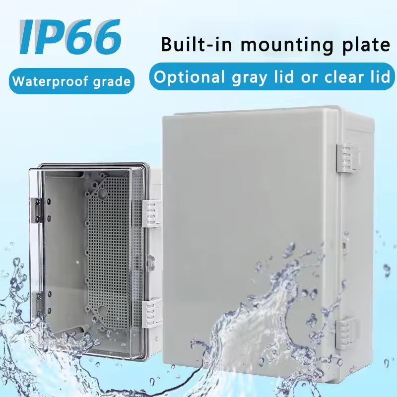 IP66 Waterproof Gray/Transpare – Outdoor Power Box Cover recenzja i cena
