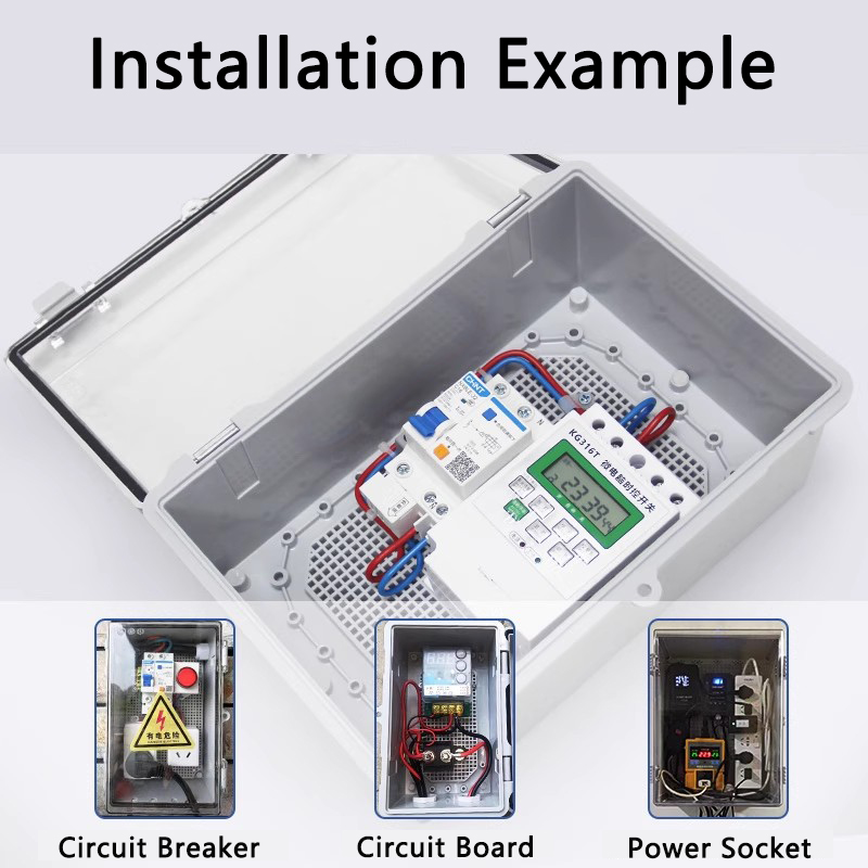 IP66 Waterproof Gray/Transpare – Outdoor Power Box Cover recenzja i cena