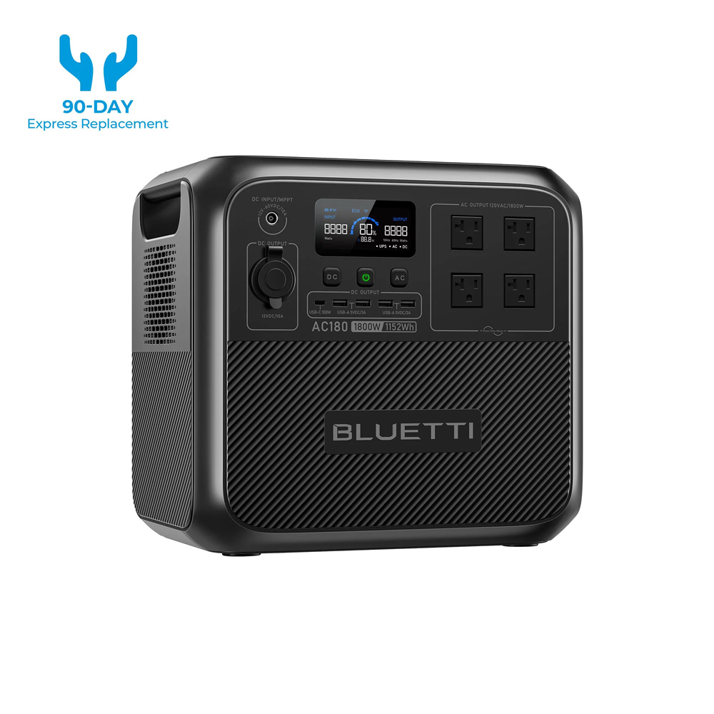 【RENEW】BLUETTI AC180 Solar Por – Outdoor Power Tower recenzja i cena