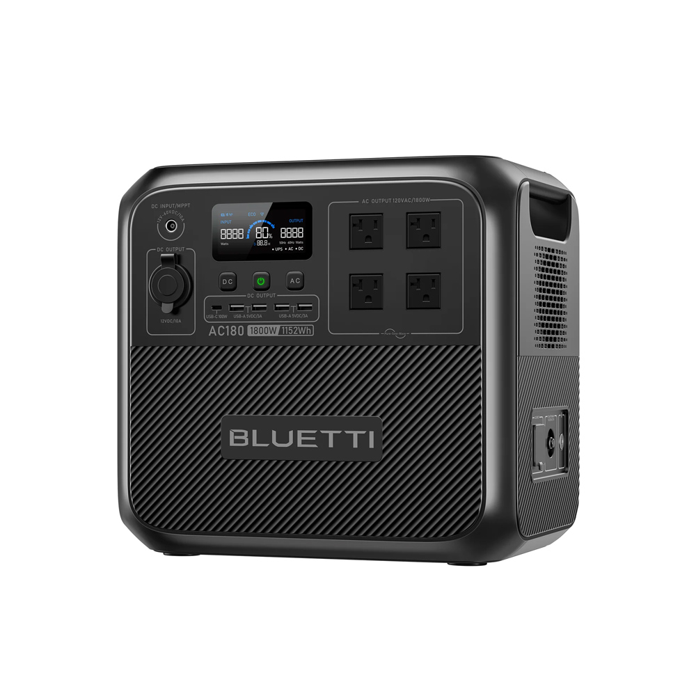 【RENEW】BLUETTI AC180 Solar Por – Outdoor Power Tower recenzja i cena