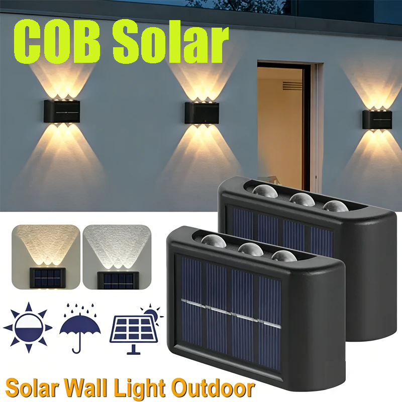 COB Solar Wall Lamp Outdoor Wa – Power Outdoor recenzja i cena