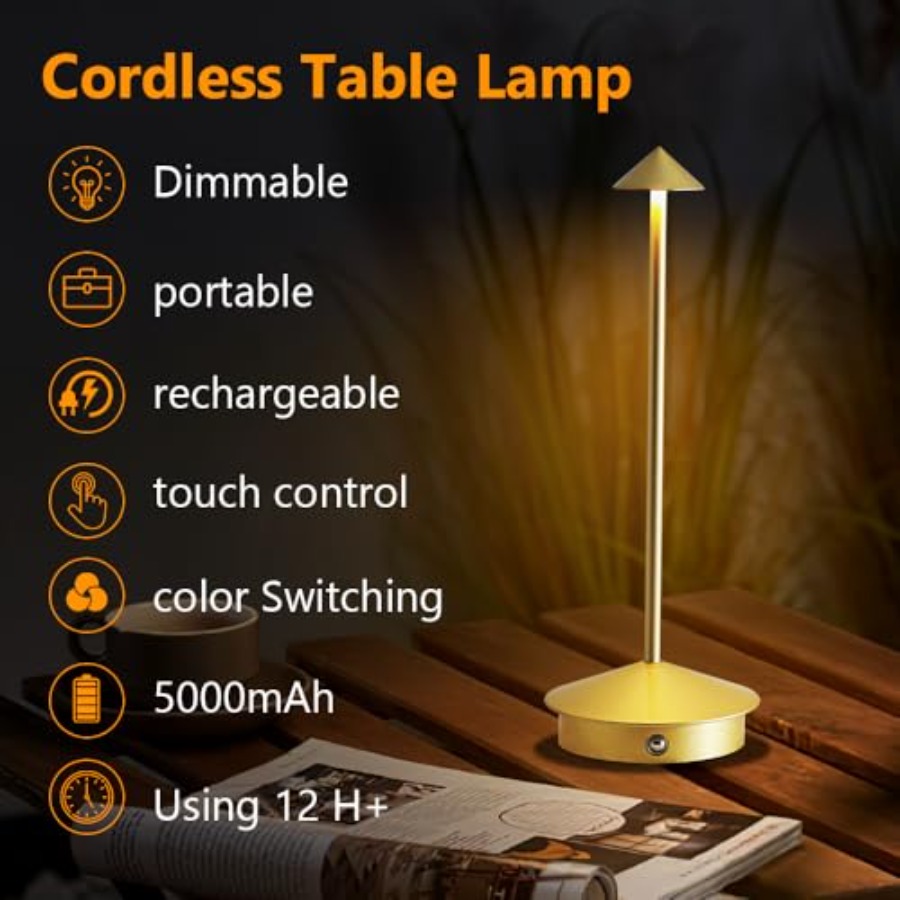Cordless Table Lamp Set of 2,  – Power Outdoor recenzja i cena