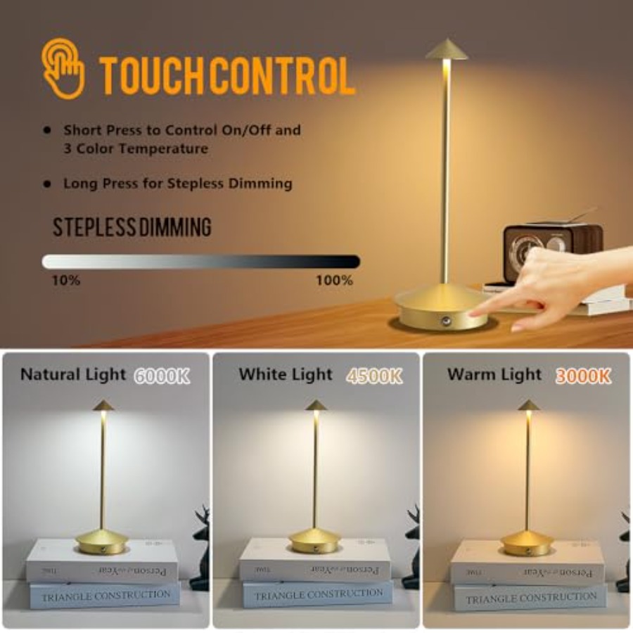Cordless Table Lamp Set of 2,  – Power Outdoor recenzja i cena