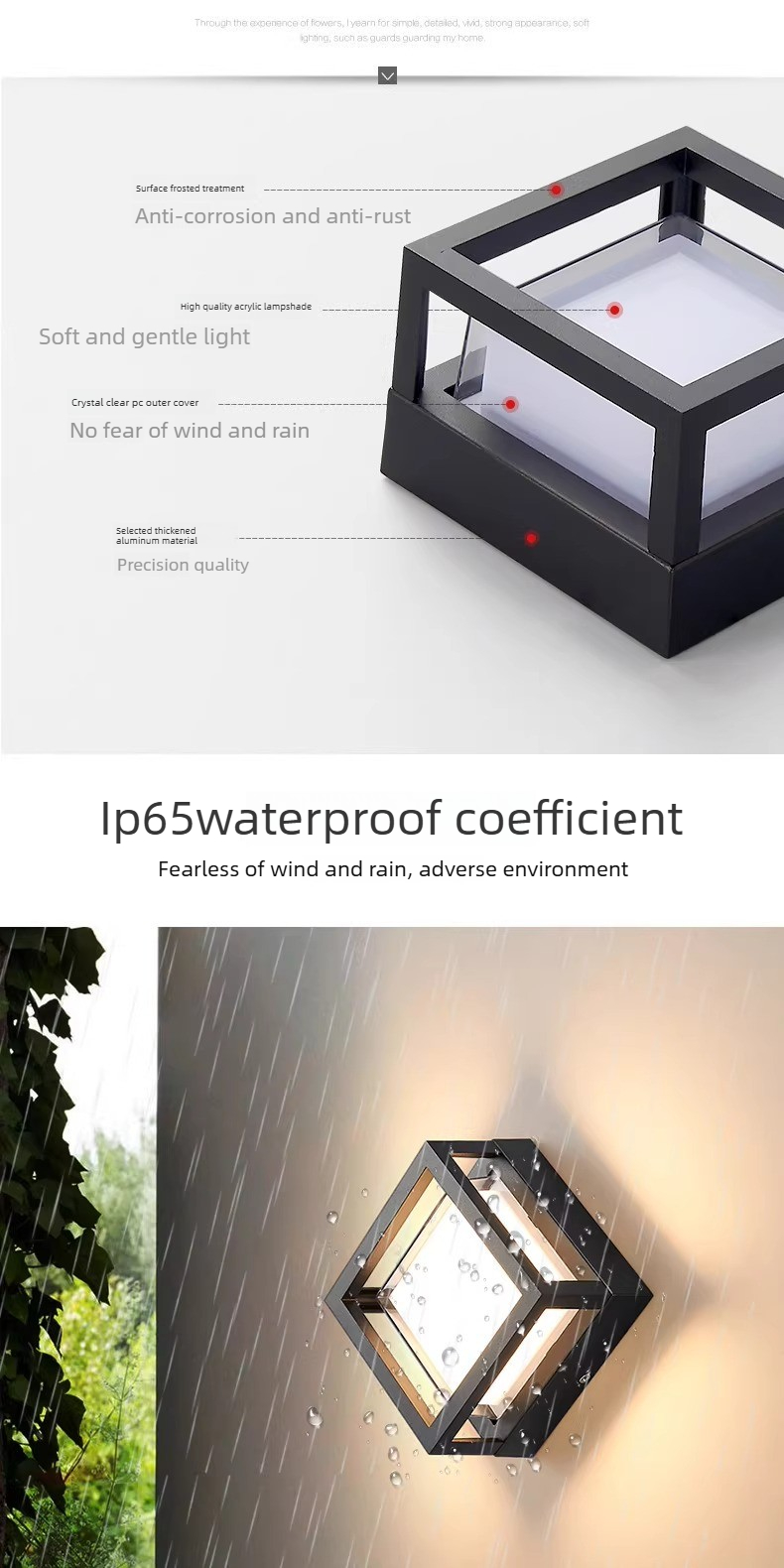 Outdoor Post Top Light 12W20W  – Outdoor Power Tower recenzja i cena