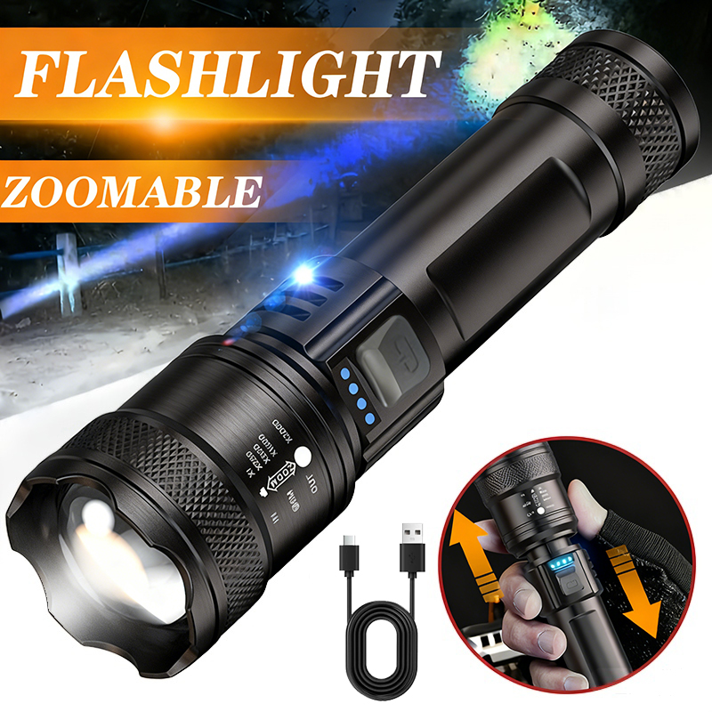 Powerful LED Flashlight Batter – Outdoor Usb Power Bank recenzja i cena