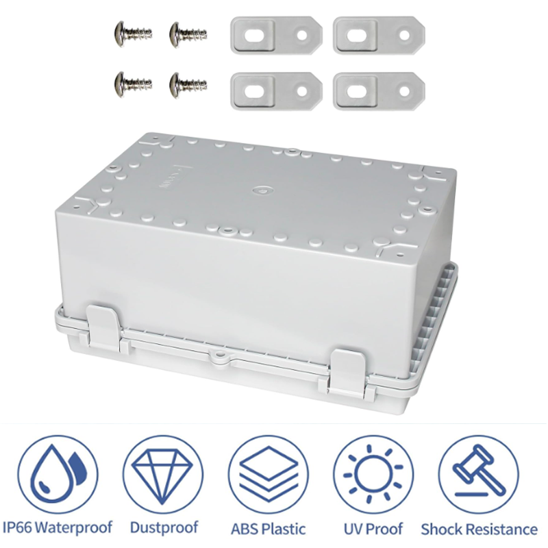 IP66 Waterproof Transparent/Gr – Outdoor Power Box Cover recenzja i cena