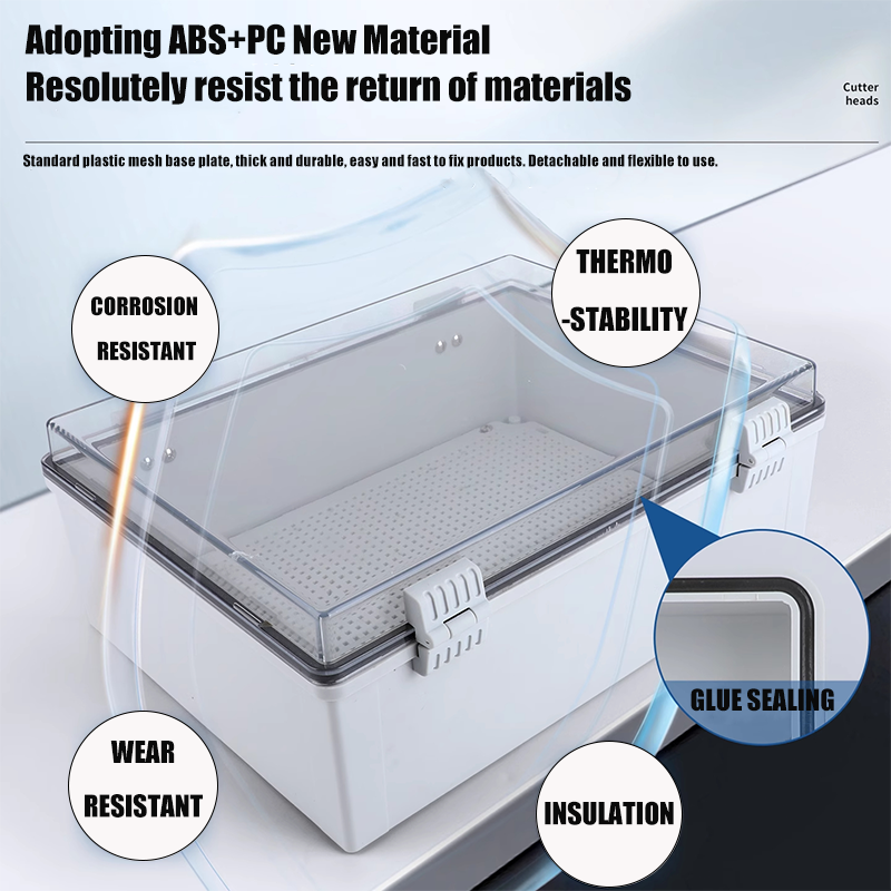 IP66 Waterproof Transparent/Gr – Outdoor Power Box Cover recenzja i cena