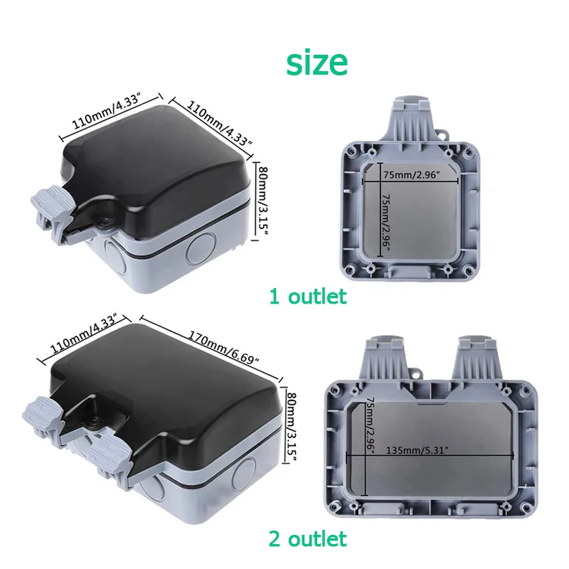 EU KR Outdoor Wall Waterproof  – Outdoor Power Module recenzja i cena