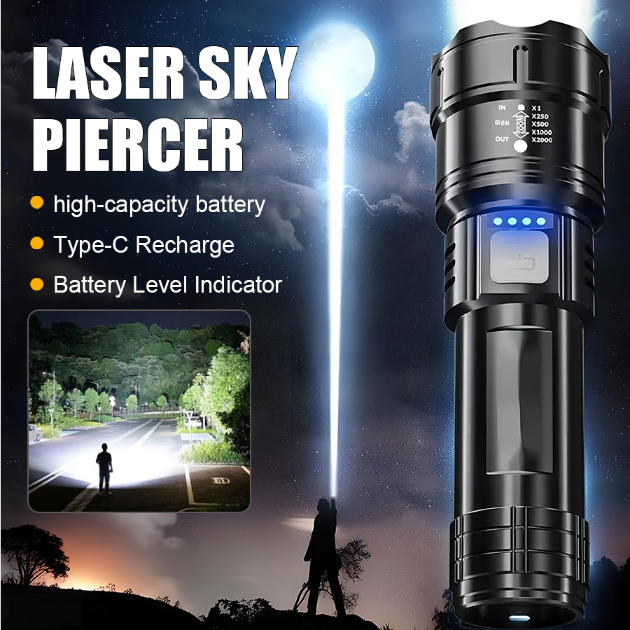 High Power P50 LED Flashlight  – Outdoor Power For Camping recenzja i cena