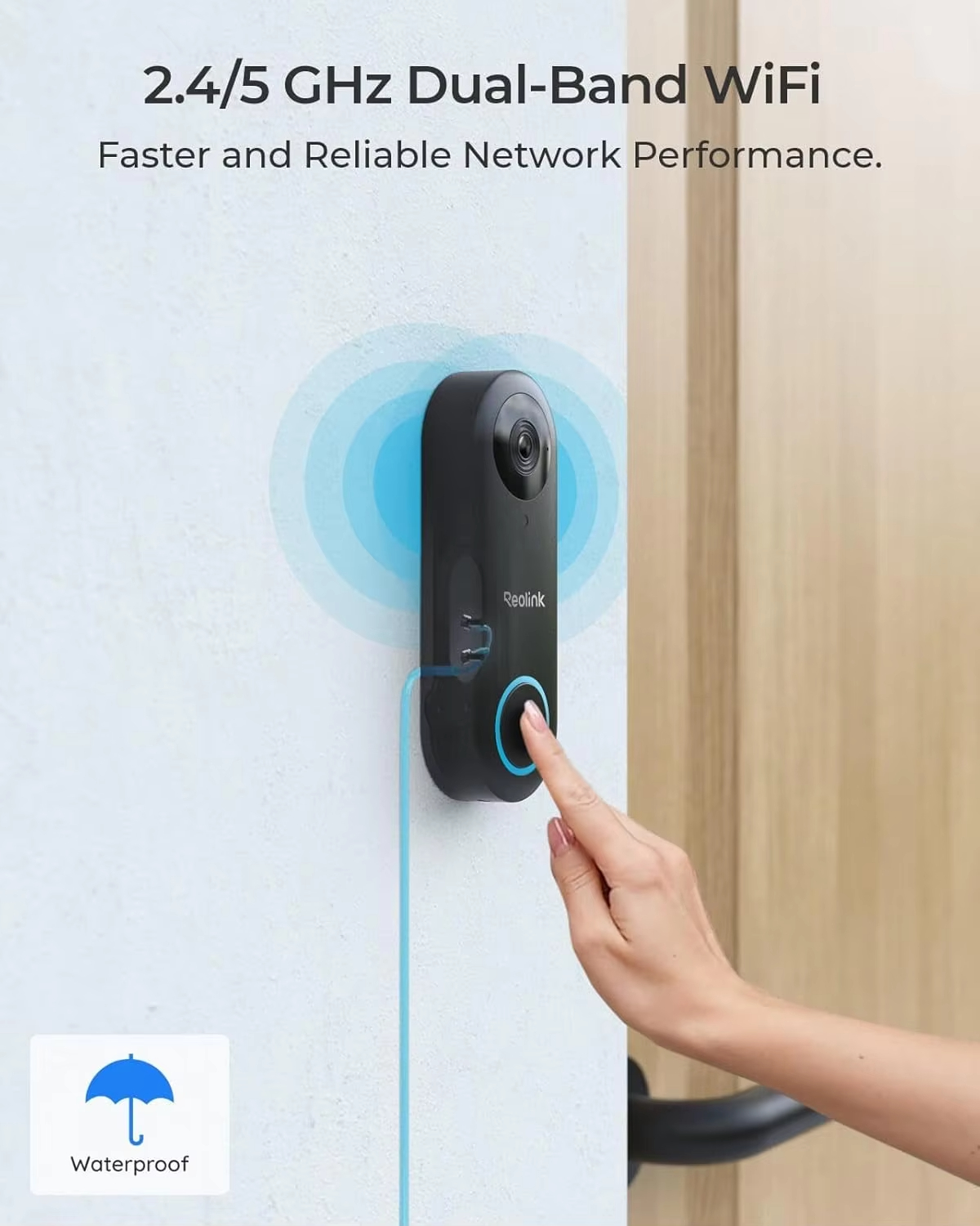 REOLINK Video Doorbell WiFi Ca – Outdoor Power Outlet Wifi recenzja i cena