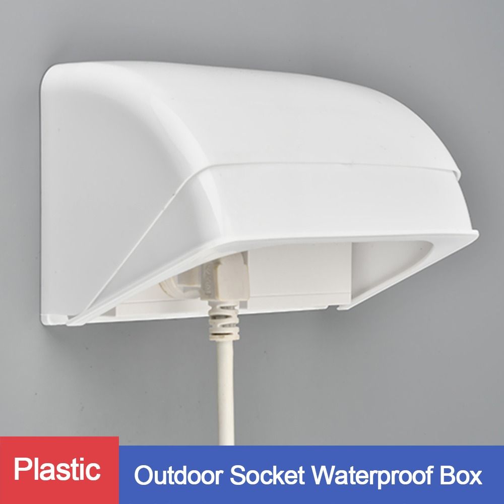 1Pcs Outdoor Socket Waterproof – Outdoor Power Box Cover recenzja i cena