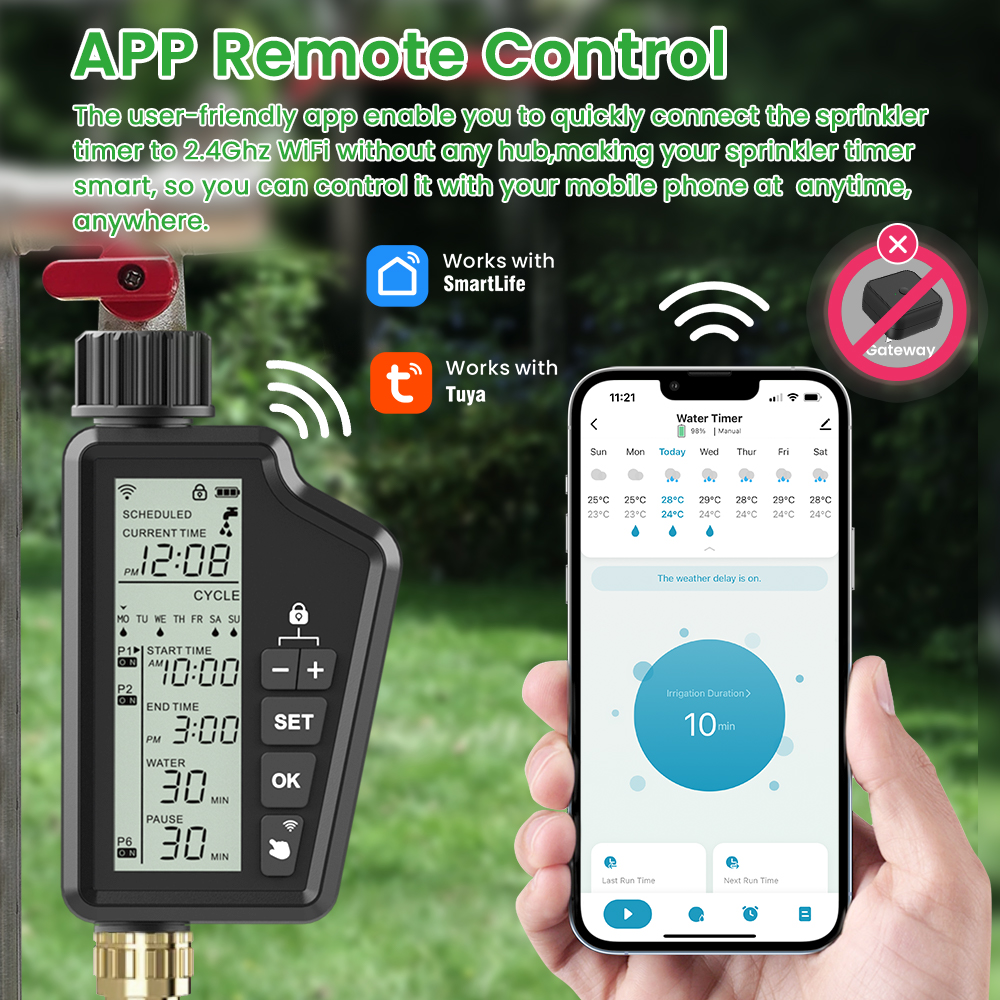 AVATTO Tuya WIFI Smart Garden  – Outdoor Power Timer recenzja i cena