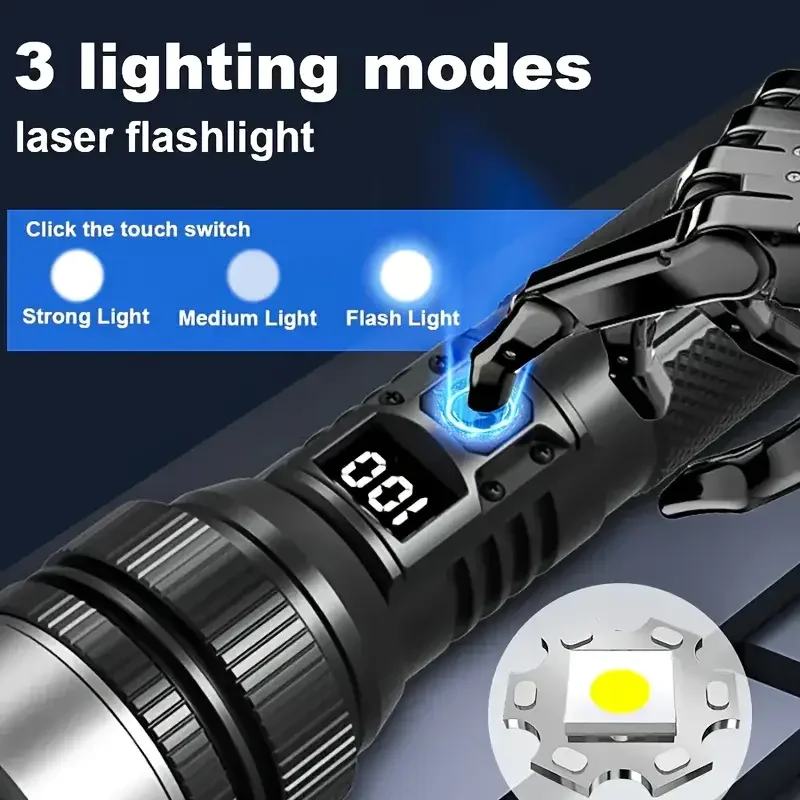 900000LM Powerful LED Flashlig – Outdoor Power Works recenzja i cena
