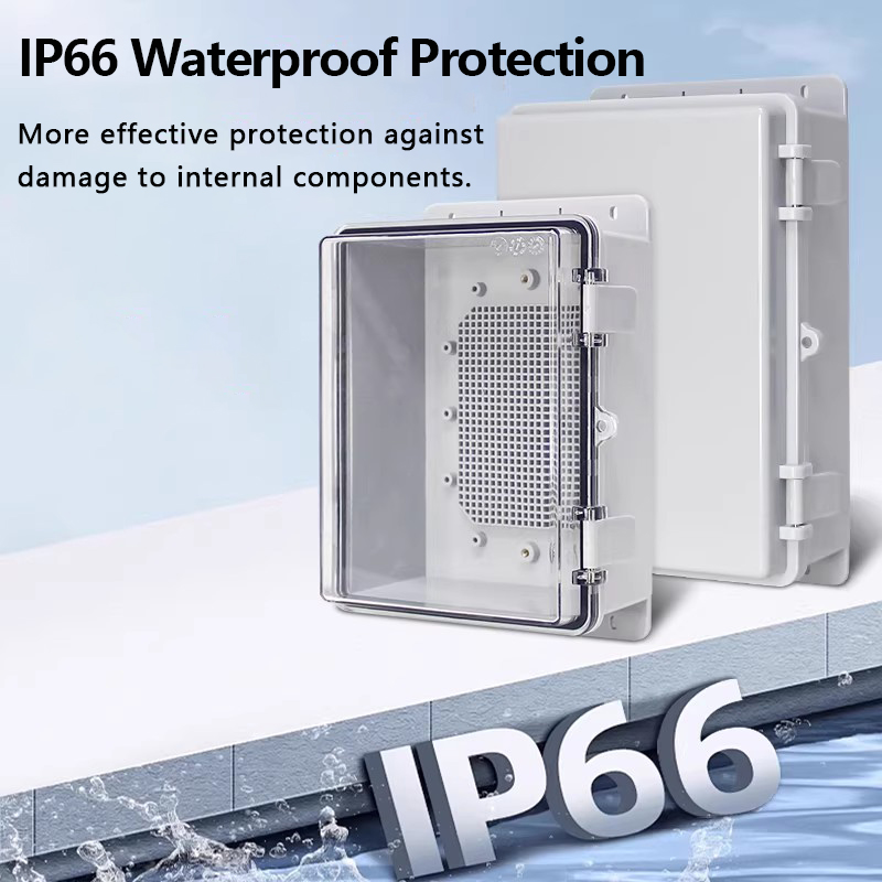 IP66 Waterproof Grey/Transpare – Outdoor Power Box Cover recenzja i cena