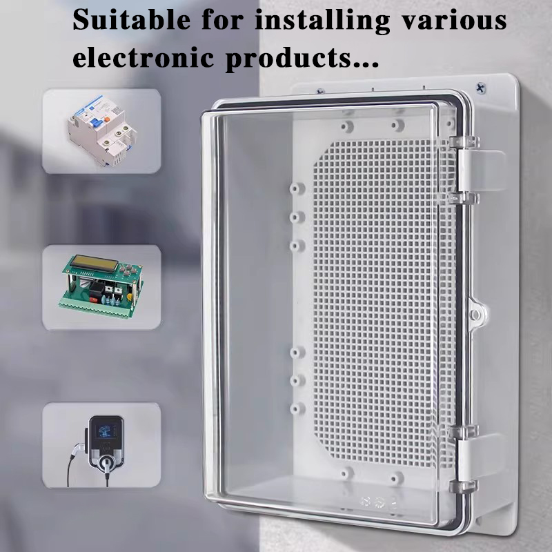 IP66 Waterproof Grey/Transpare – Outdoor Power Box Cover recenzja i cena