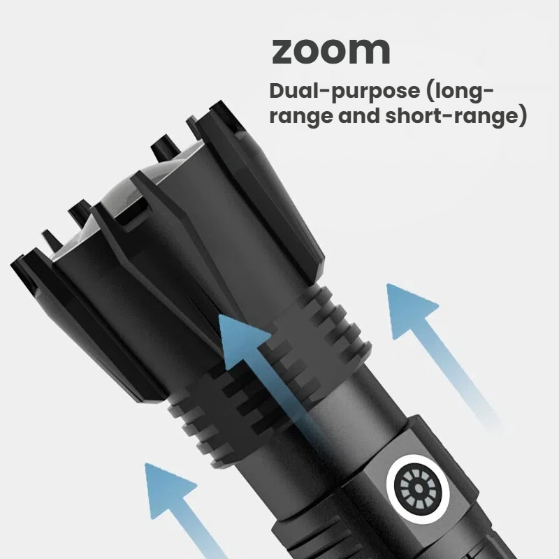 High-power P90 LED Flashlight  – Outdoor Power For Camping recenzja i cena