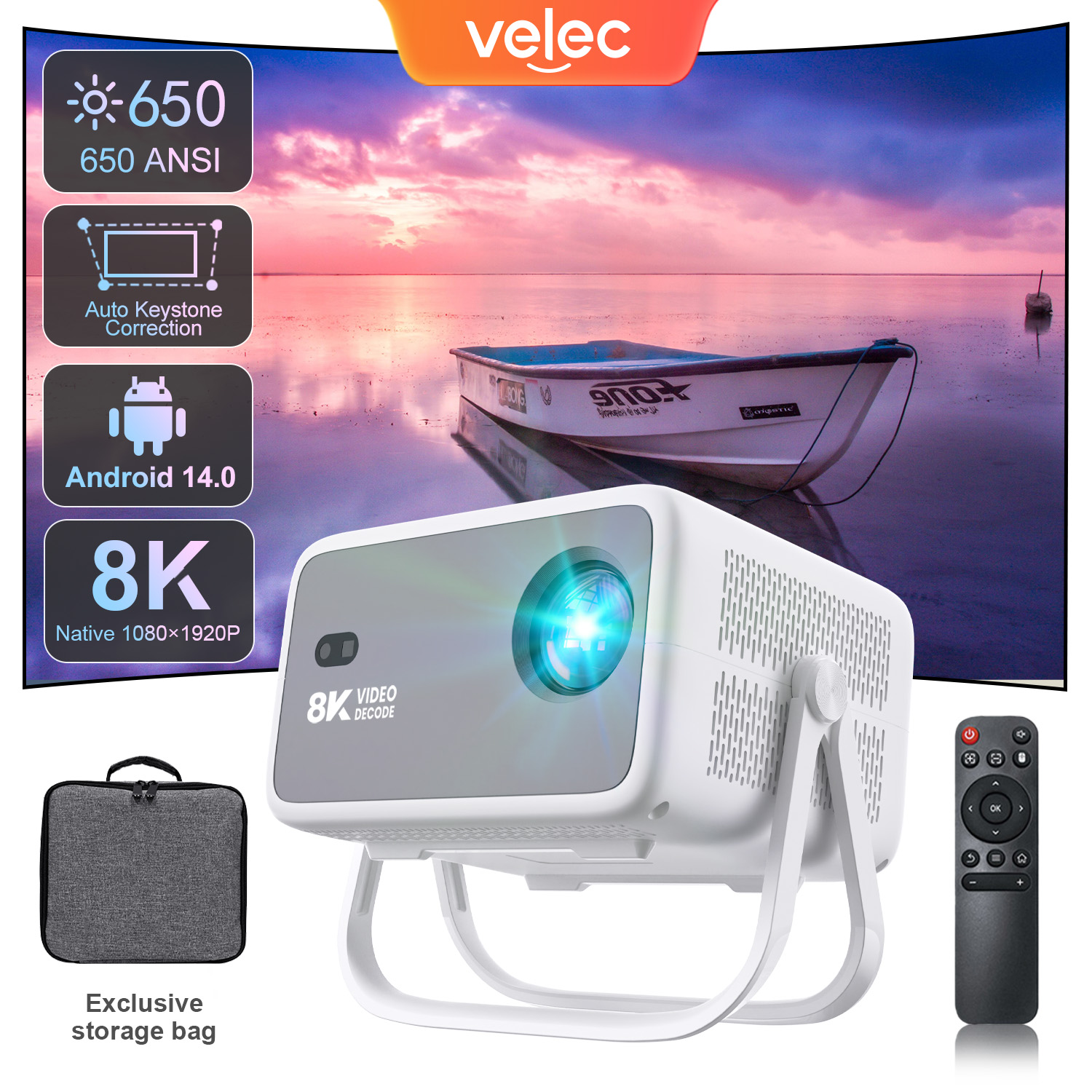 Velec New Projector 8K Video D – Outdoor Power Module recenzja i cena