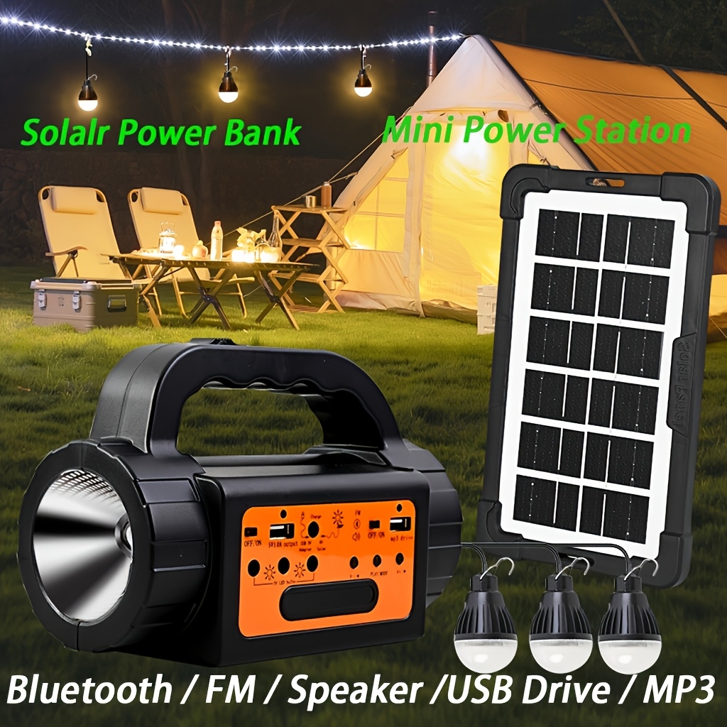 Solar Rechargeable Camping Lig – Outdoor Power For Camping recenzja i cena