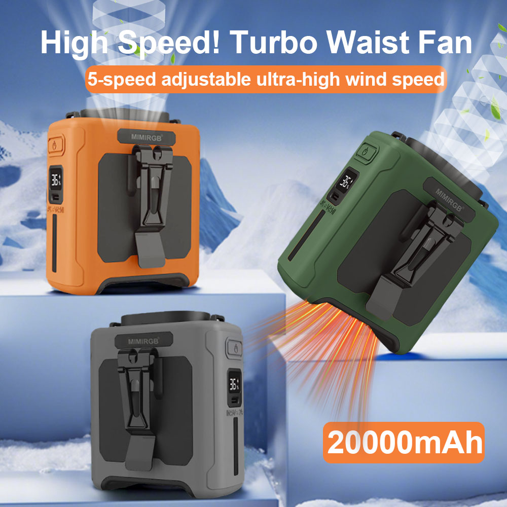 Waist Clip Fan Portable Hangin – Outdoor Usb Power Bank recenzja i cena