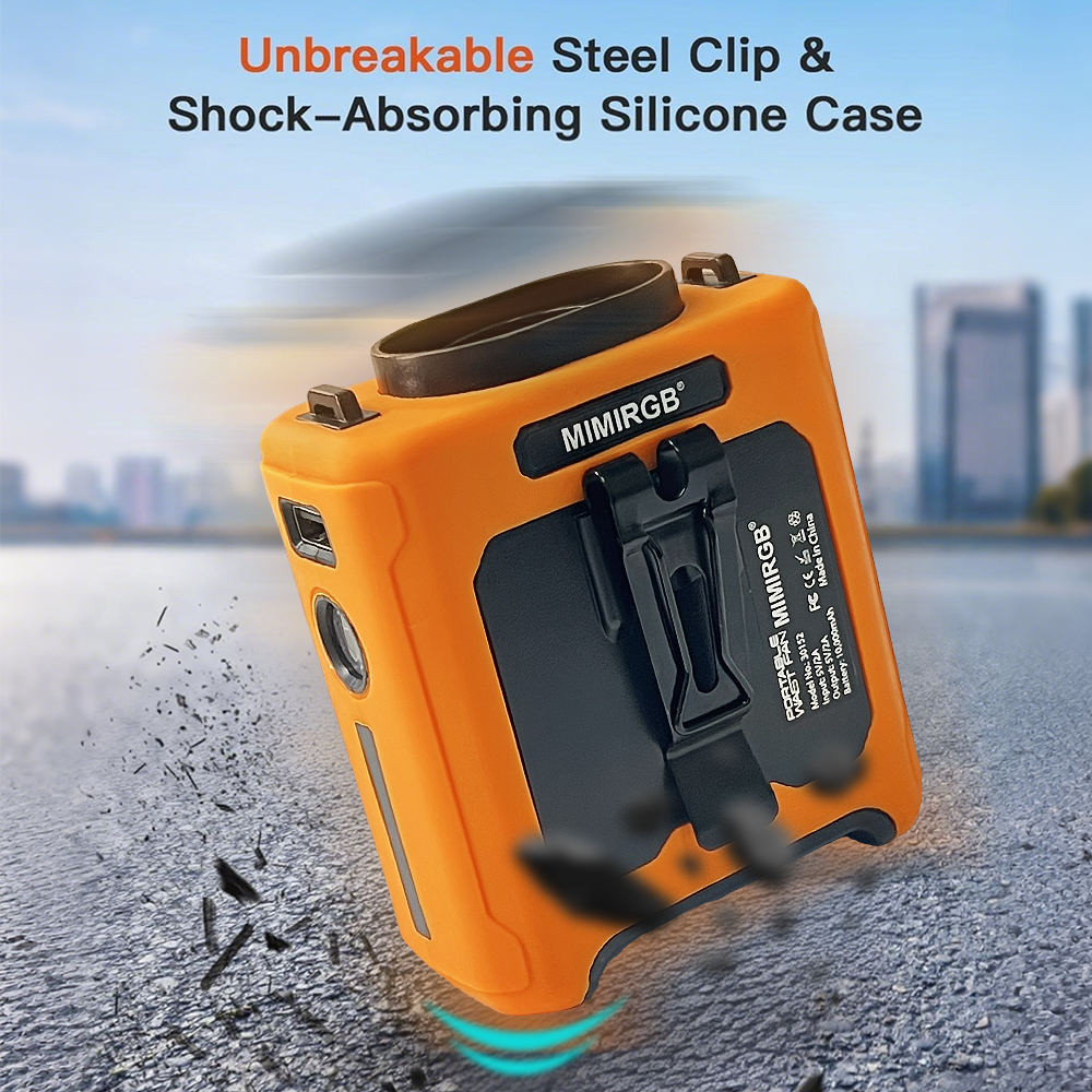 Waist Clip Fan Portable Hangin – Outdoor Usb Power Bank recenzja i cena
