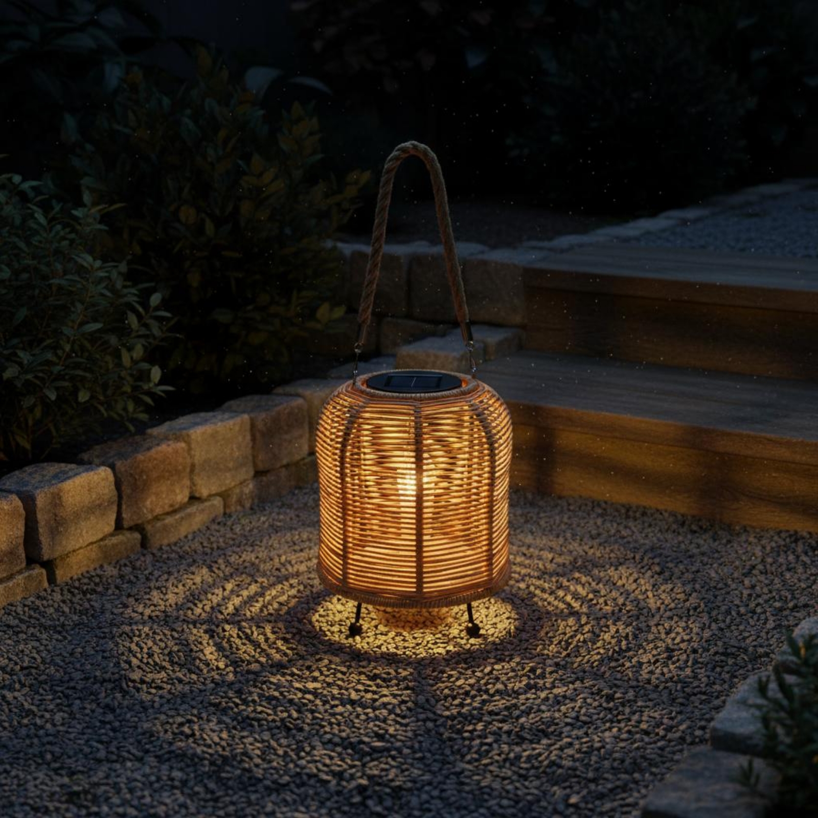 Handwoven Solar Lantern Warm L – Outdoor Power For Camping recenzja i cena
