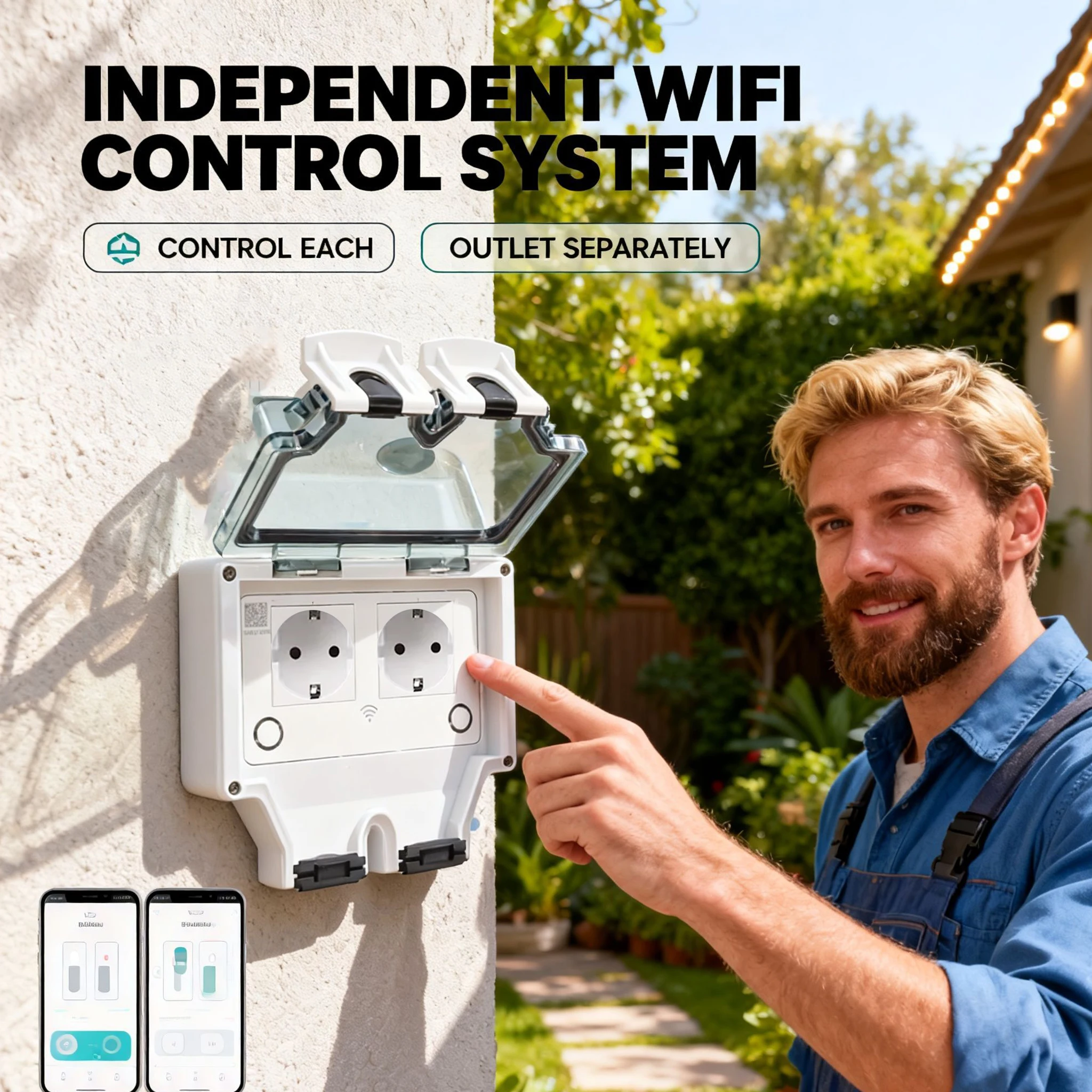 Tuya Waterproof Electrical Wal – Outdoor Power Outlet Wifi recenzja i cena
