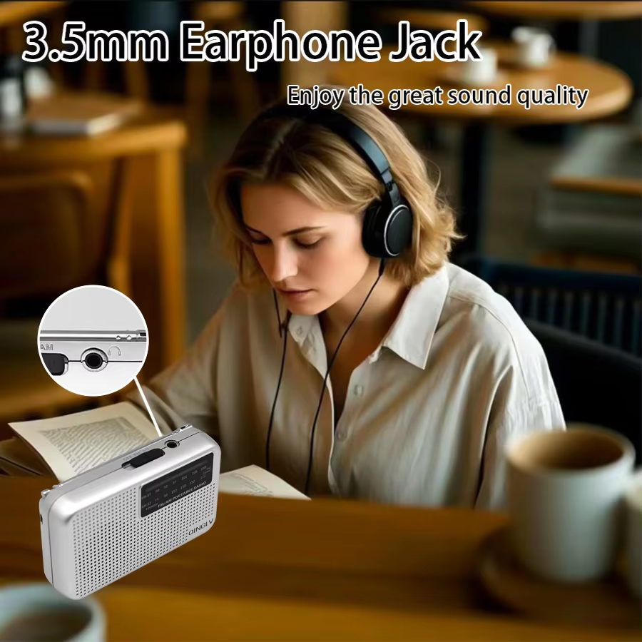 Portable AM/FM Emergency Radio – Outdoor Power Jack recenzja i cena