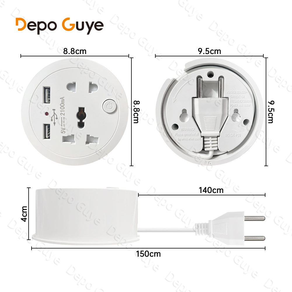 Travel Adapter Socket,EU Stand – Outdoor Usb Power Adapter recenzja i cena