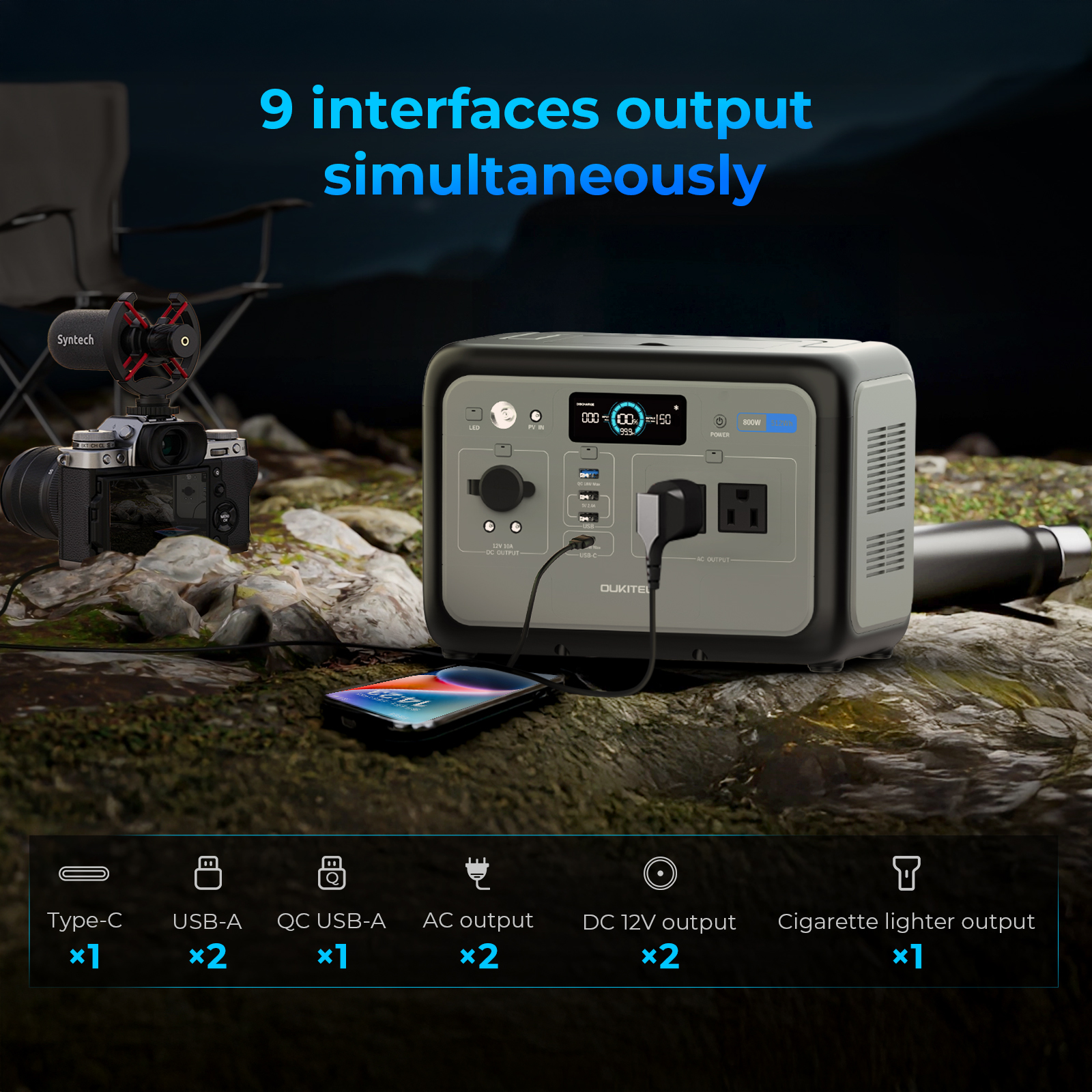 800W LiFePO4 Portable Power St – Power Outdoor recenzja i cena