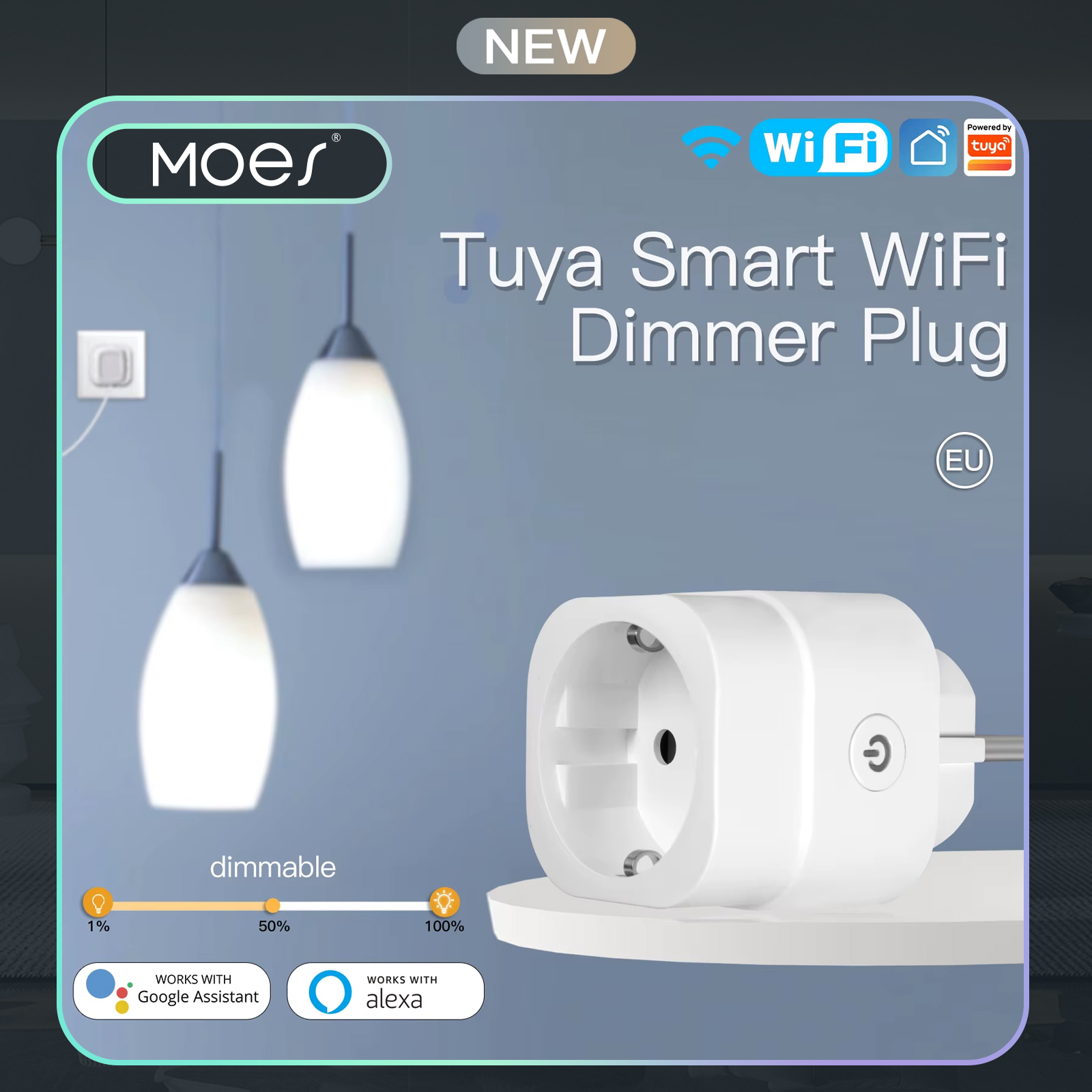 MOES Tuya WiFi Smart Plug Dimm – Outdoor Power Timer recenzja i cena