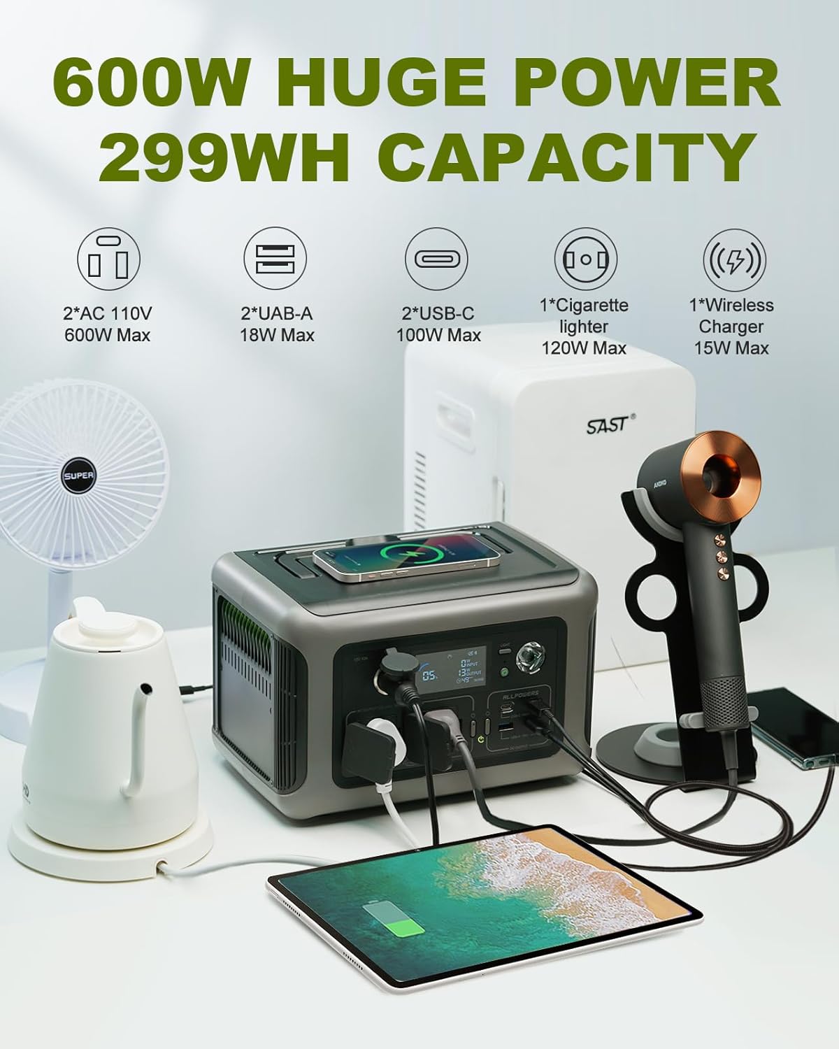 ALLPOWERS Portable Power Stati – Outdoor Power Tower recenzja i cena