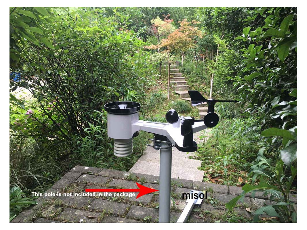 MISOL WiFi Weather Station wit – Outdoor Power Tower recenzja i cena