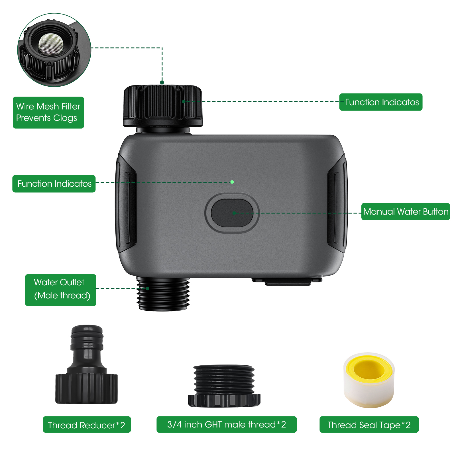 Insoma Wifi Sprinkler Timer Au – Outdoor Power Timer recenzja i cena
