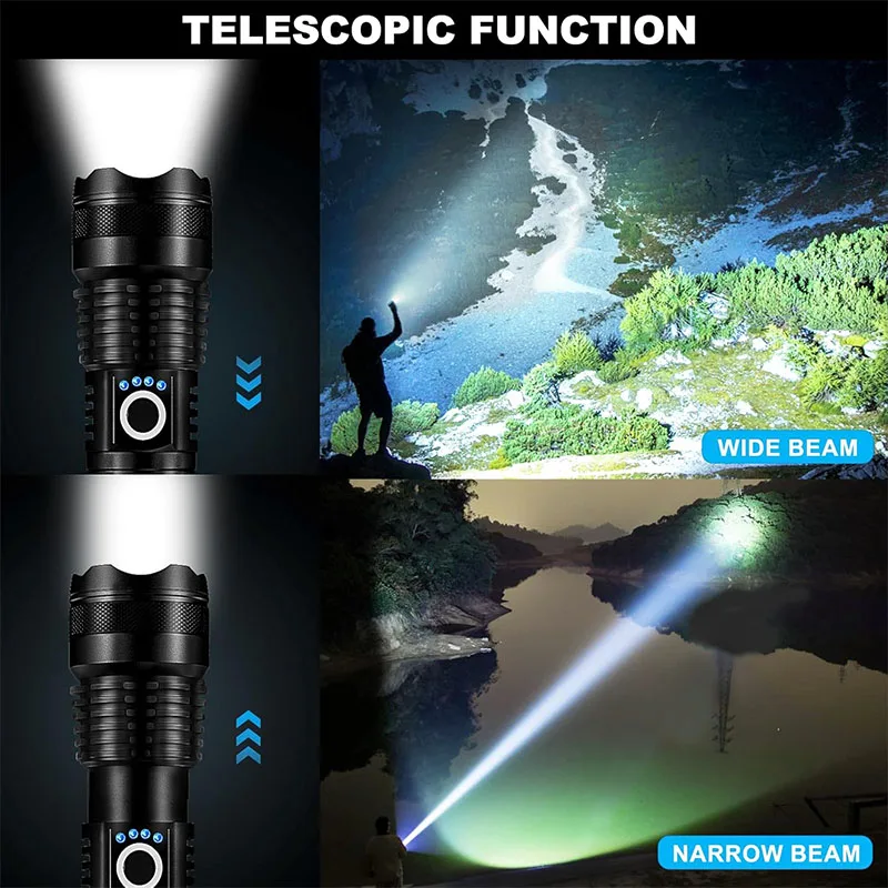 P50 Powerful LED Flashlight -  – Outdoor Power Works recenzja i cena